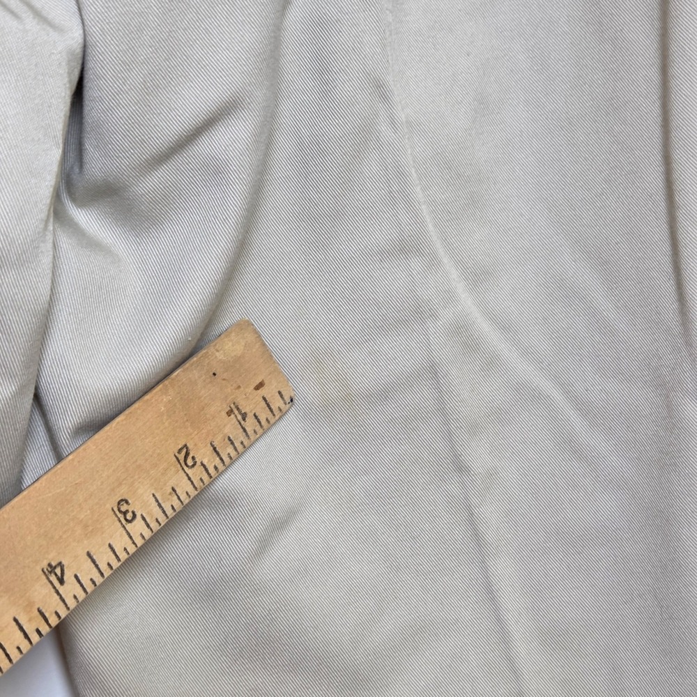 L.L.Bean Women's 10 Tall Khaki Pleated Pants Elastic Straight Leg Beige Trousers - Picture 3 of 11